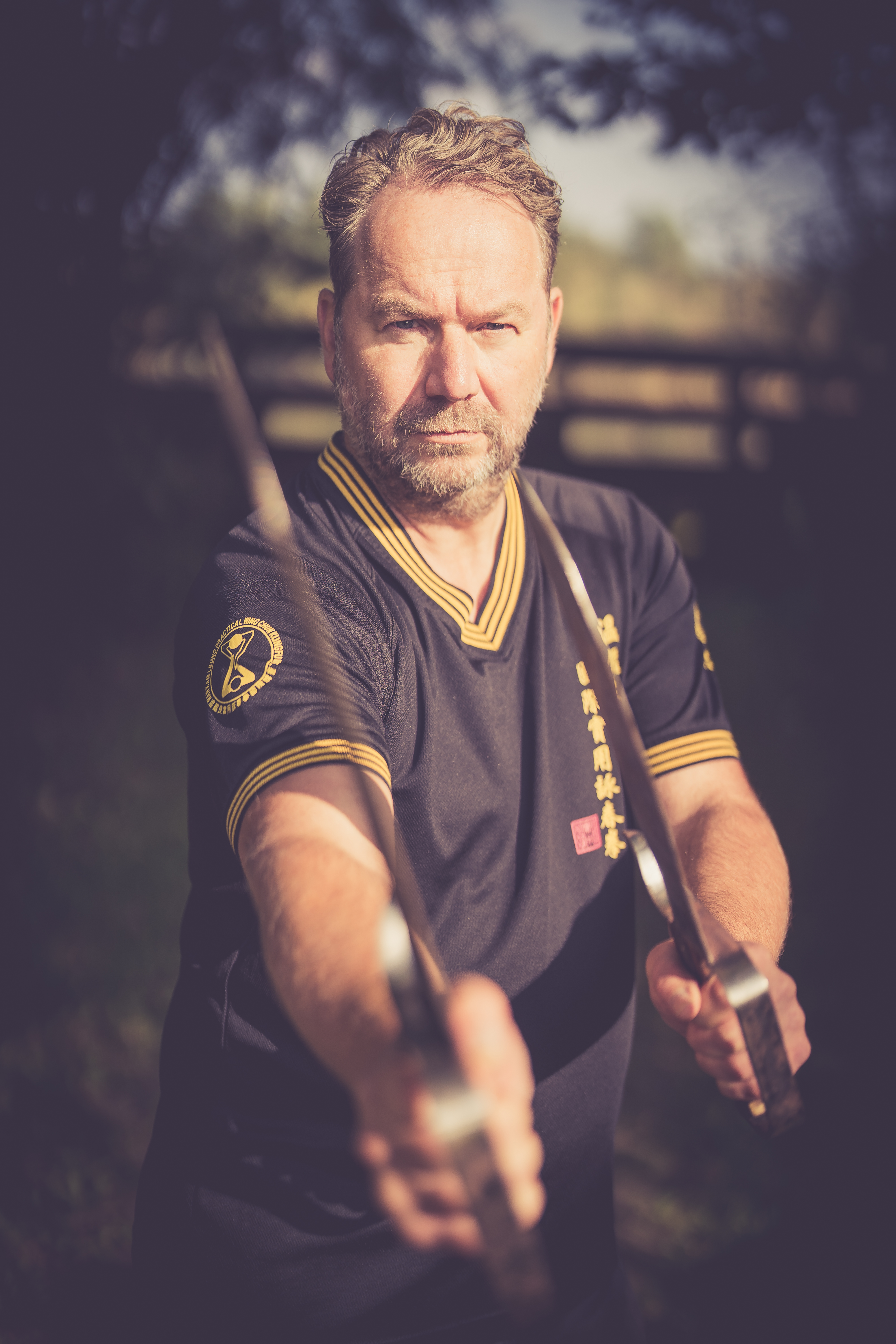Sifu Michiel Contant tijdens Wing Chun training
