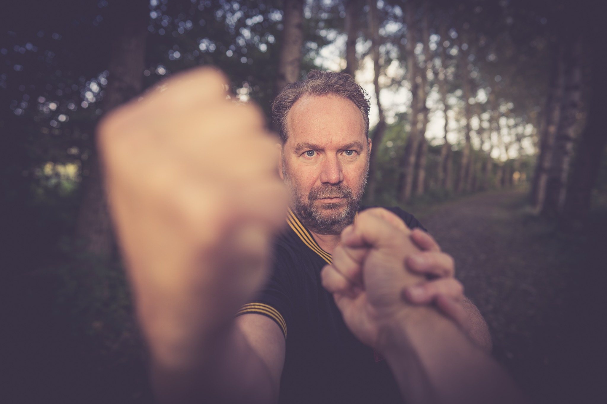 Sifu Michiel Contant demonstrating Wing Chun